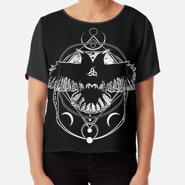 Huginn and Muninn / Hail Odin! Chiffon Top