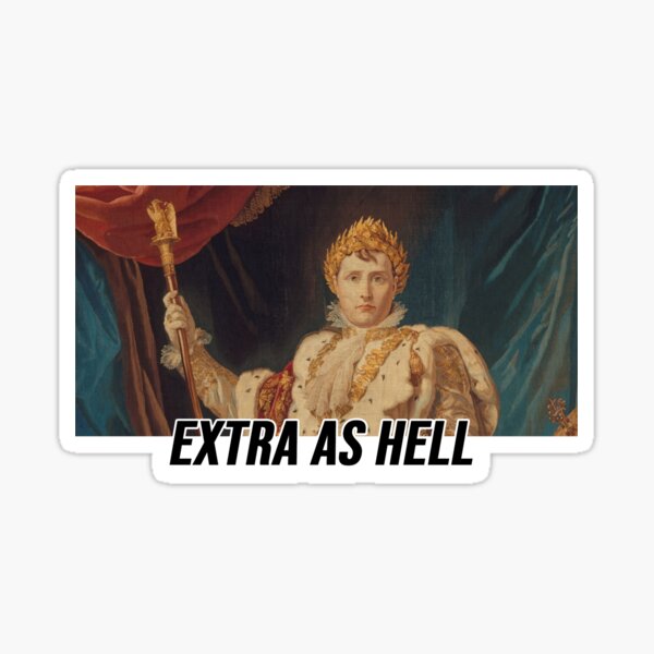 EXTRA COMO EL INFIERNO Pegatina