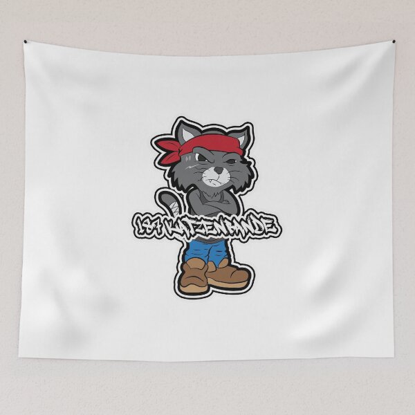 Item preview, 187 cat gangster gangster rapper cat designed and sold by mi-xo.