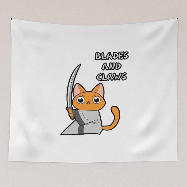 Item preview, Samurai Cat Kimono Katana designed and sold by mi-xo.