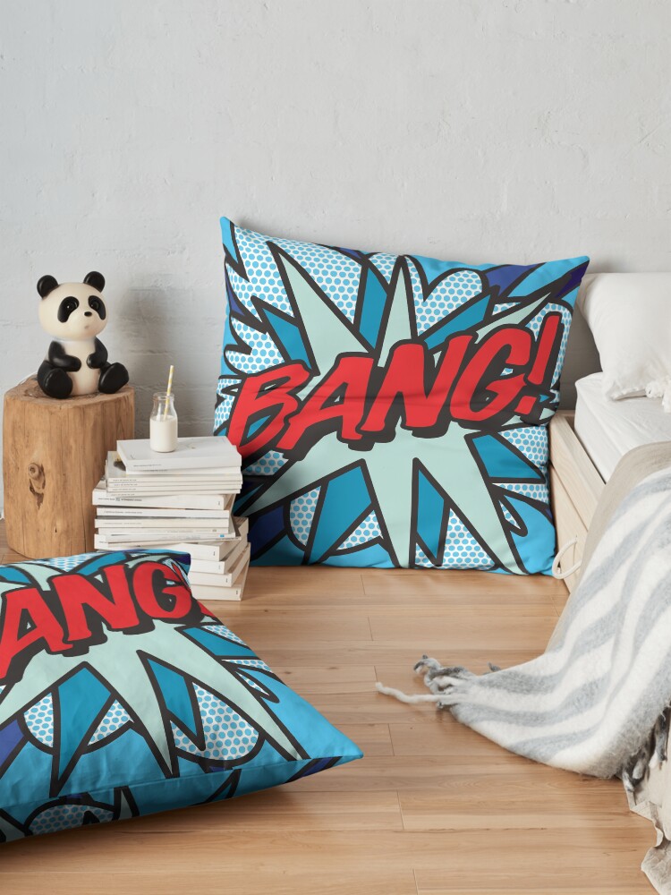 Alternate view of BANG Comic Book Pop Art Modern Fun Graphic Floor Pillow