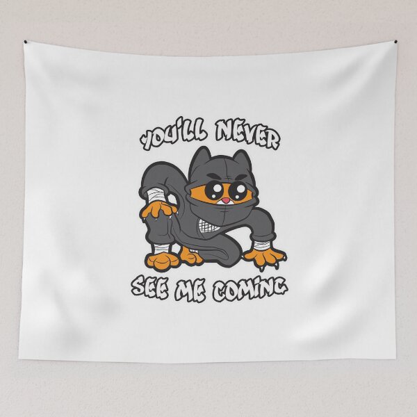 Item preview, Ninja cat designed and sold by mi-xo.