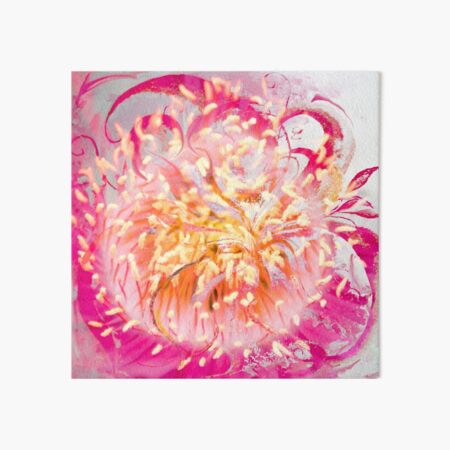 soft sparkling energy vortex abstract Art Board Print
