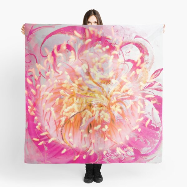 soft sparkling energy vortex abstract Scarf