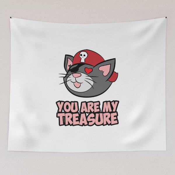 Item preview, You are my sweetheart pirate cat love designed and sold by mi-xo.