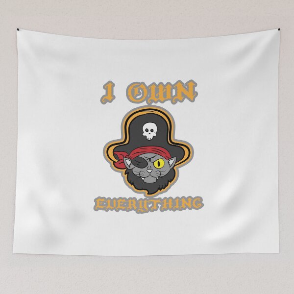 Item preview, own everything pirate cat designed and sold by mi-xo.