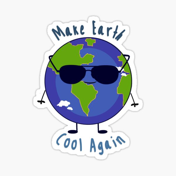 Item preview, Make Earth Cool Again designed and sold by ThePlanetShop.