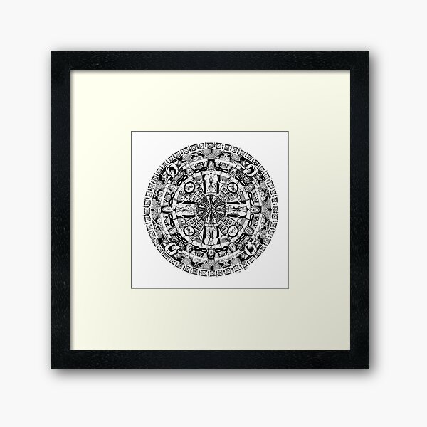 Mandala No.6 - The Clash Framed Art Print