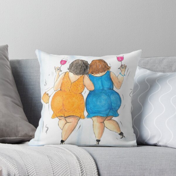Item preview, Cheeky Party Girls with wine, friendship designed and sold by Marjansart.