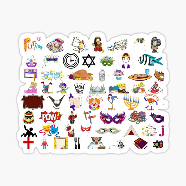 #Purim #clip #art #sketch fun collection cute design snowman Sticker