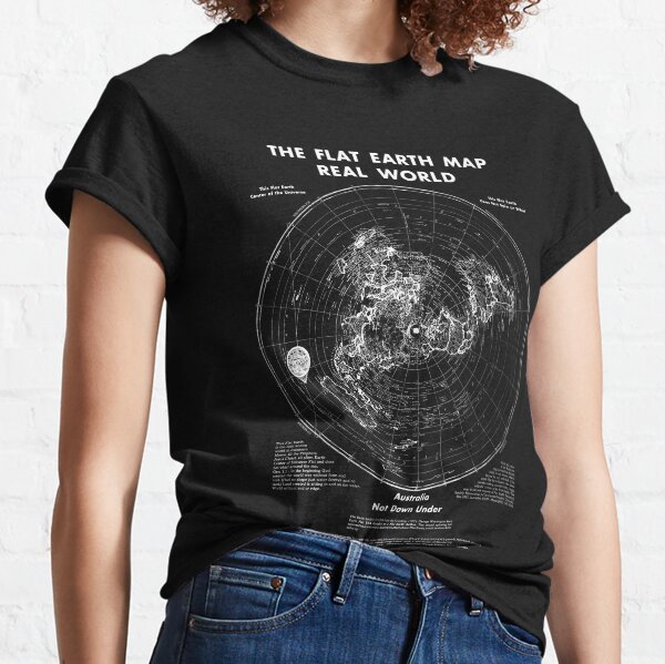 Real World Map Classic T-Shirt