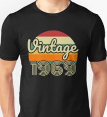 50th birthday gift vintage 1969 Slim Fit T-Shirt