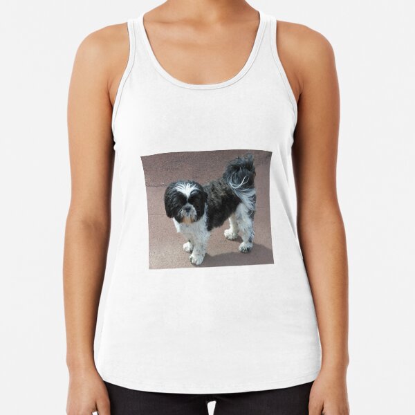 Mysterious Mitzi - Cute K9 Racerback Tank Top