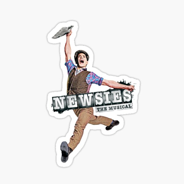 Flying Newsie sticker Sticker
