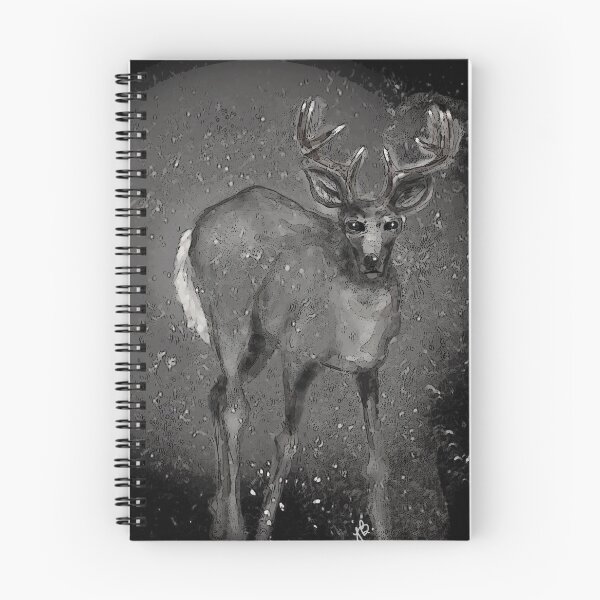 Item preview, Deer in headlights, snowstorm designed and sold by Julia Grammer-Begley.
