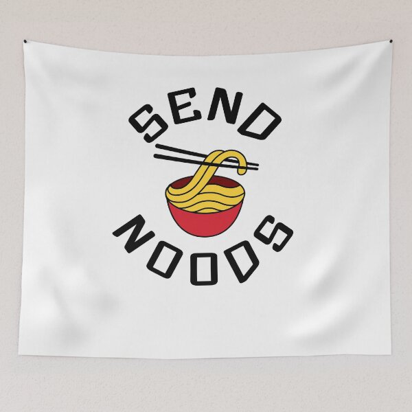 Item preview, SEND NOODS - Ramen Noodles Word Pun T-shirt Gift designed and sold by theshirtinator.