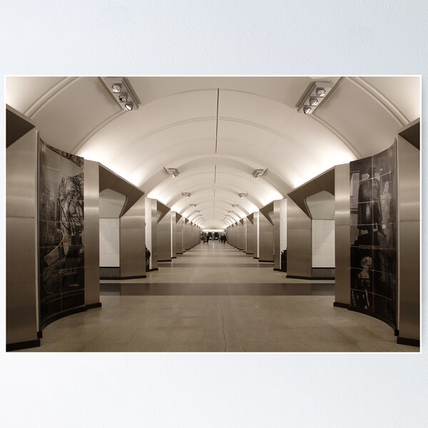 Item preview, Sretenskiy Bulvar Metro Station, Moscow designed and sold by offwhitedog.