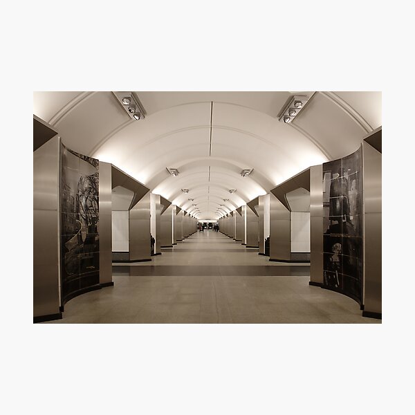 Item preview, Sretenskiy Bulvar Metro Station, Moscow designed and sold by offwhitedog.