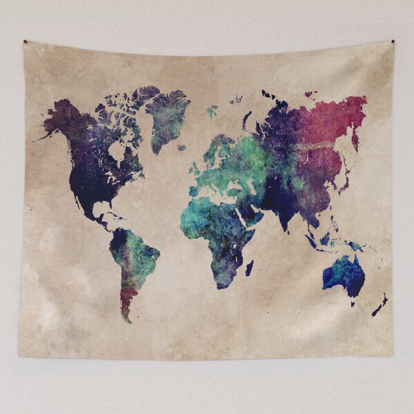 Item preview, World Map cold World designed and sold by JBJart.