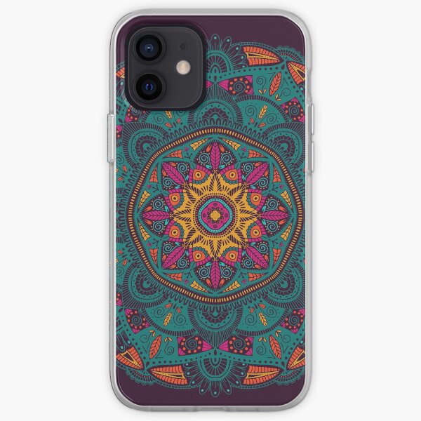 Colorful Mandala Pattern 005 iPhone Soft Case