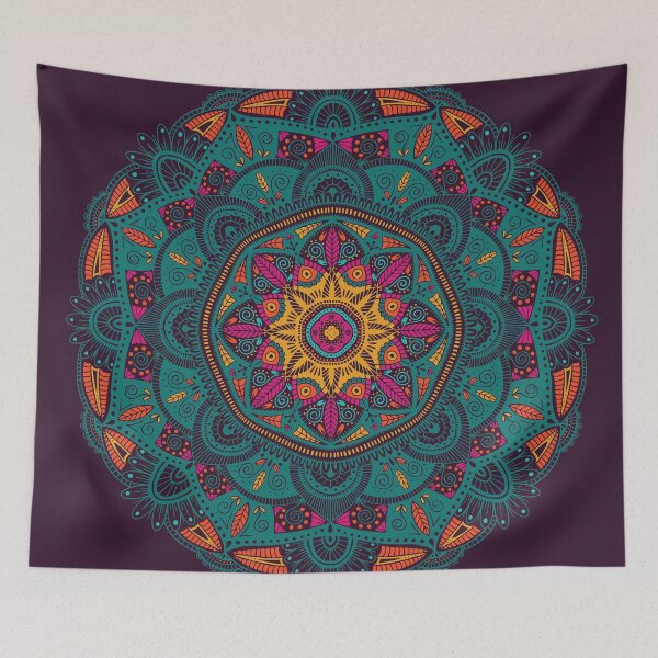 Aperçu de l'œuvre Motif coloré de mandala 005 créée et vendue par BlueLela.
