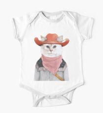 Body de manga corta Gato rodeo