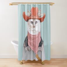 Rodeo Cat Duschvorhang