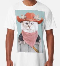 Camiseta larga Gato rodeo