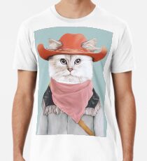 Rodeo Cat Männer Premium T-Shirts