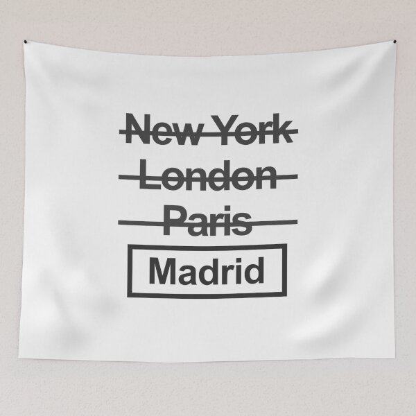 Item preview, Spain Madrid City Text design designed and sold by GetItGiftIt.