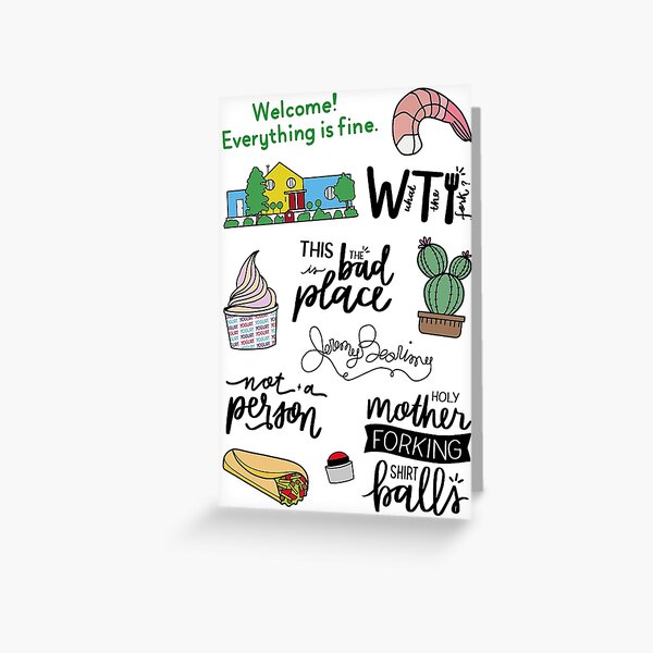 Item preview, The Good Place TV Show Art designed and sold by lettersofjoy.