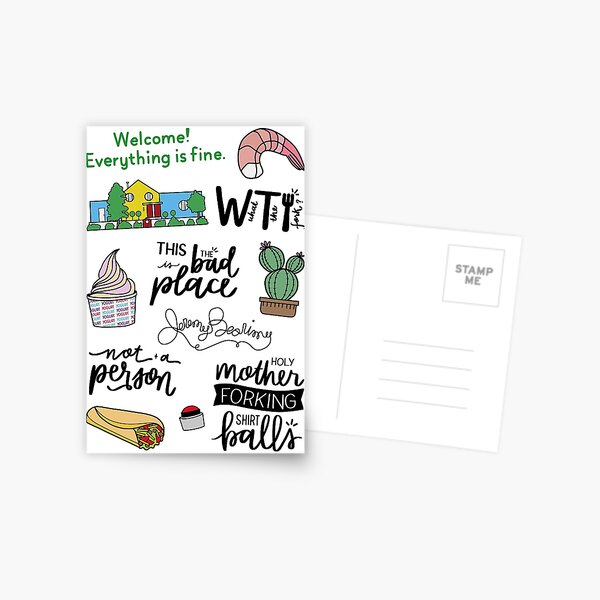 Artikel-Vorschau von Kunst aus der TV-Serie „The Good Place“, designt und verkauft von lettersofjoy.