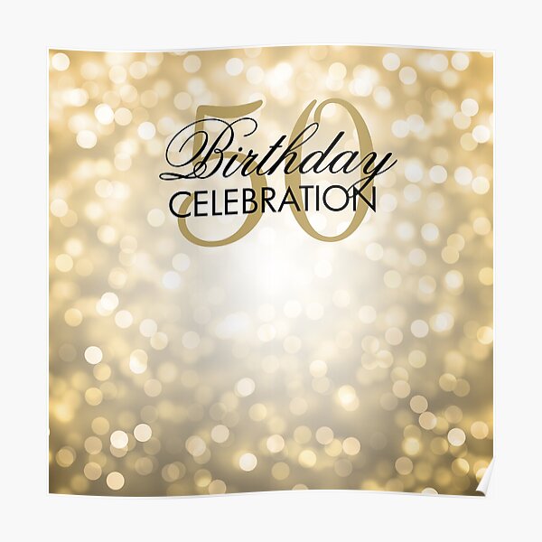 Với phông nền lấp lánh vàng tuyệt đẹp cho sinh nhật 50 tuổi, bữa tiệc của bạn sẽ thêm phần sang trọng và ấm áp hơn bao giờ hết. Hãy mang lại niềm vui và sự bất ngờ cho người thân của bạn với lựa chọn này.