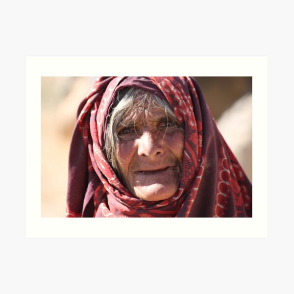 Old Woman (afghanistan) Art Print