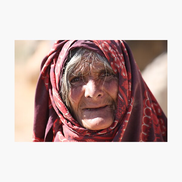 Old Woman (afghanistan) Photographic Print