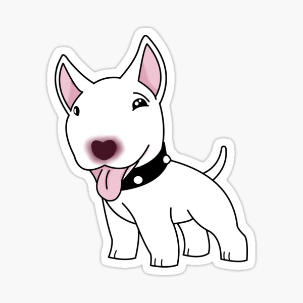 Item preview, White English Bull Terrier designed and sold by missnisa.