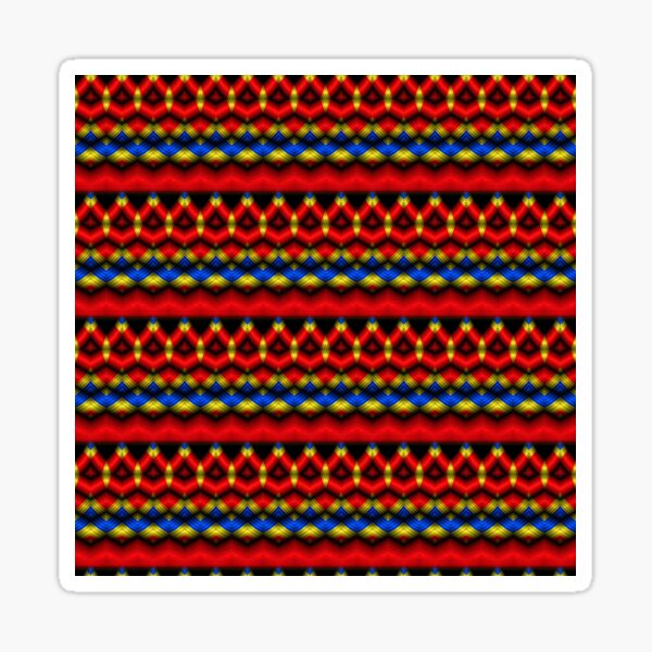 Hyper Striper (pattern) Sticker