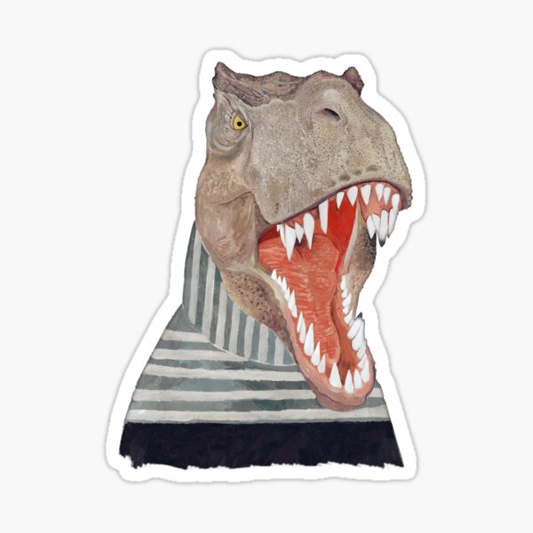 Rex rugiente Pegatina