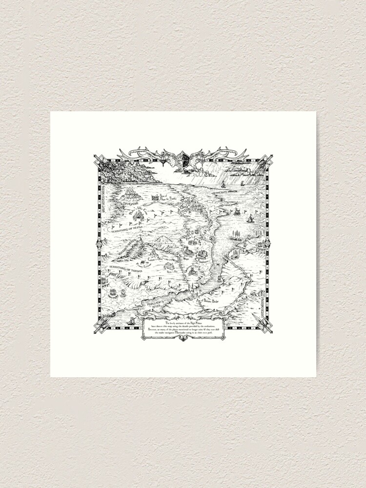 Wounded Kingdom book black and white map