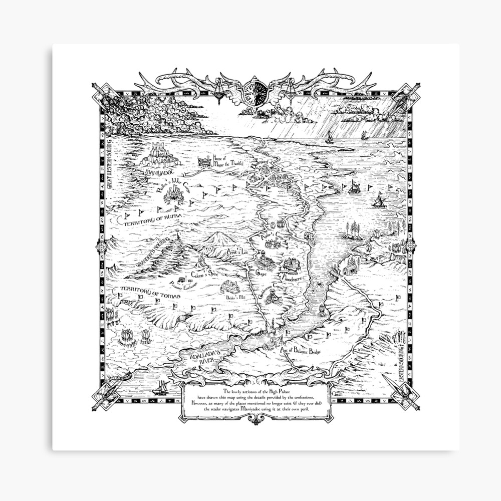 Wounded Kingdom book black and white map