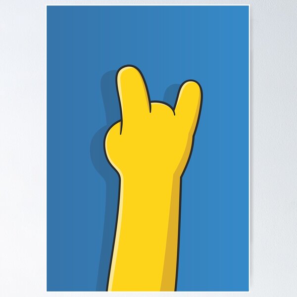 Artikel-Vorschau von Simpson Hand - Rock n Roll, designt und verkauft von The Lines.