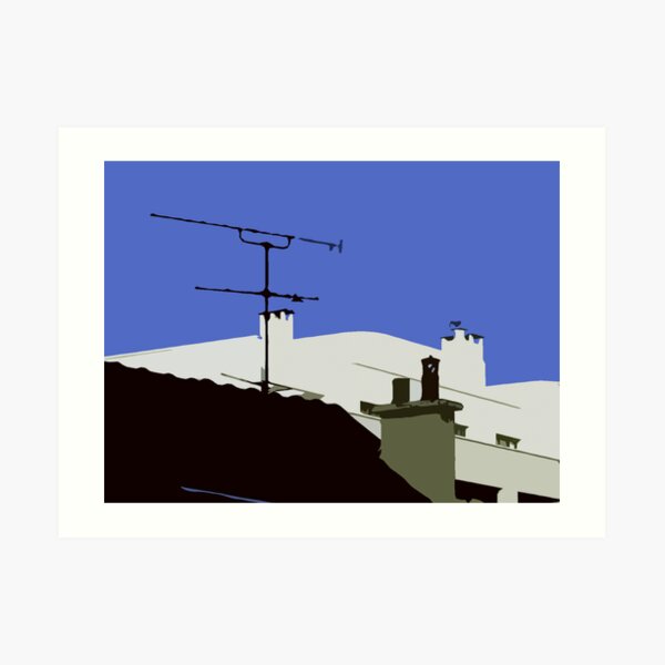 Rough Roof 2 Art Print
