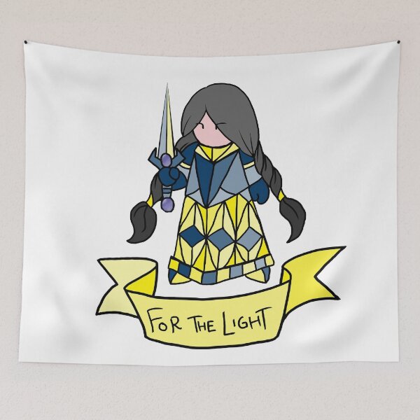 Item preview, Raven-Haired Paladin - For the Light designed and sold by JonGrin.