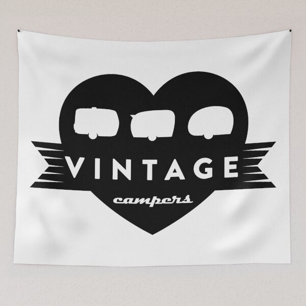 Item preview, Vintage Camper / Trailer love designed and sold by buchananmab.