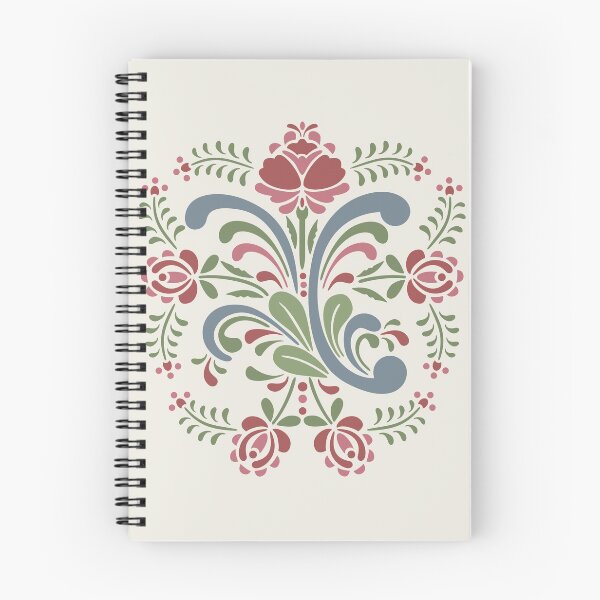Item preview, Scandinavian Folk Art Flowers - Rosmaling designed and sold by JoniandCo.