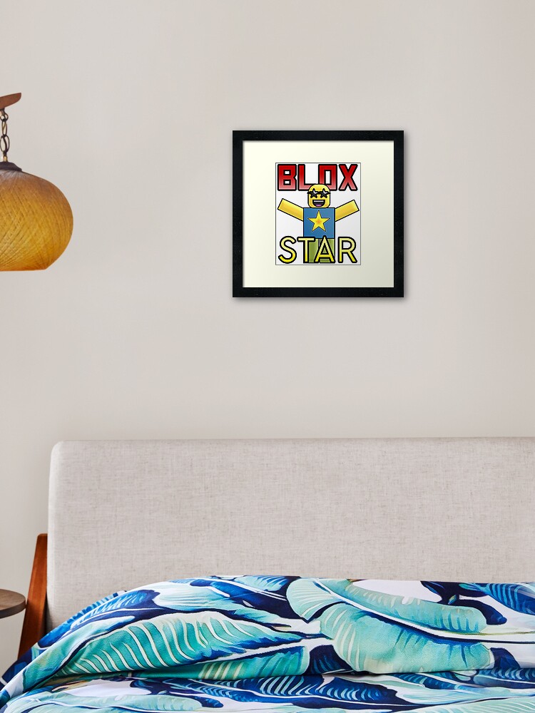 Roblox Blox Star Framed Art Print By Jenr8d Designs Redbubble - roblox blox star mug by jenr8d designs redbubble