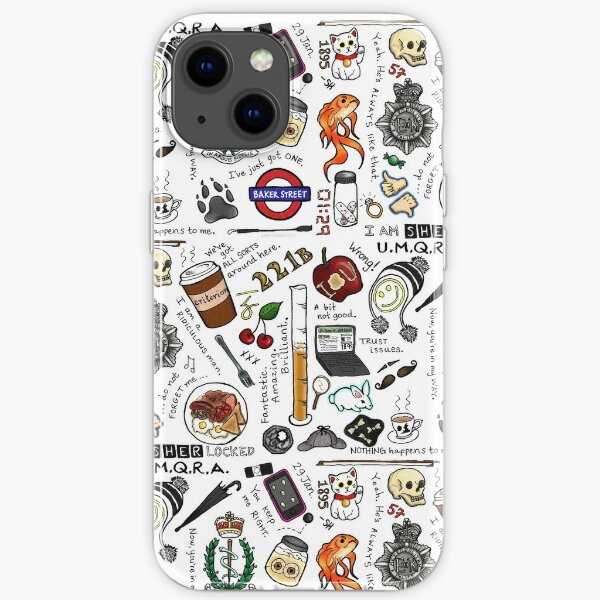 Sherlock Collage (color) iPhone Soft Case