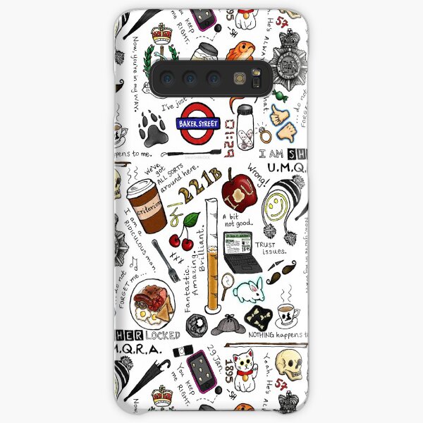 Sherlock Collage (color) Samsung Galaxy Snap Case
