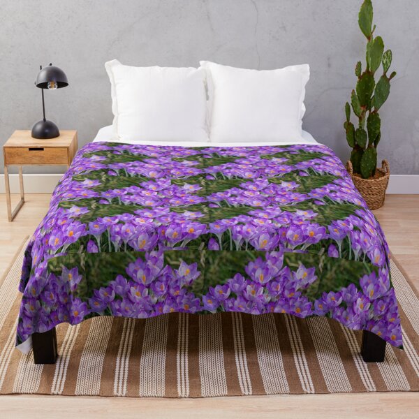 Item preview, Clump of English wild purple crocuses designed and sold by Violaman.