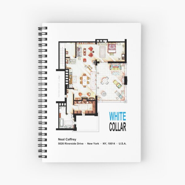 Item preview, Neal Caffrey's apartment from WHITE COLLAR designed and sold by TV Floorplans & More.